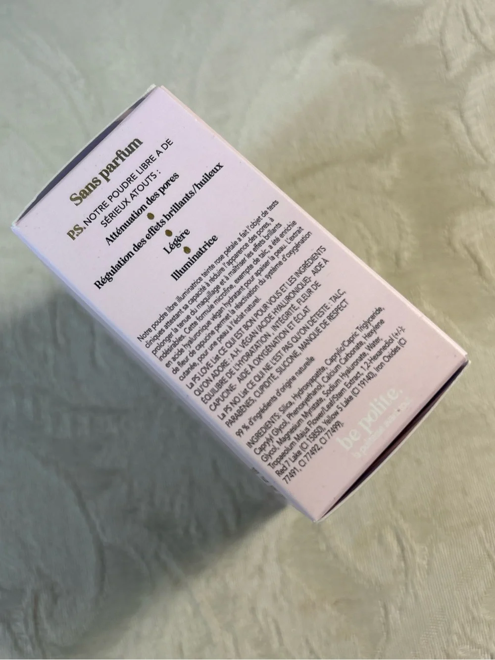 Polite Society More Than a Pretty Loose Setting Powder in Petal BNIB